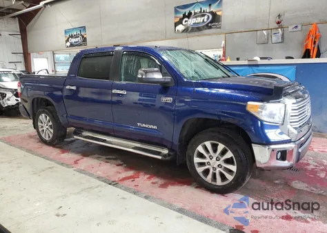 2014 Toyota Tundra Crewmax Limited из США, поврежденный, VIN 5TFHY5F16EX383207